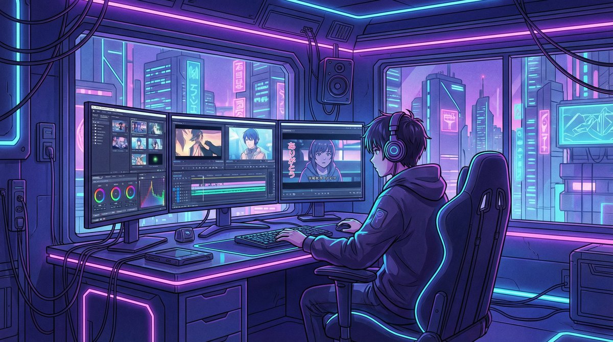 抖音风动漫特效制作教程